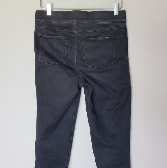 SPANX Vintage Distressed Ankle Skinny Jeans Black M - Picture 7 of 10